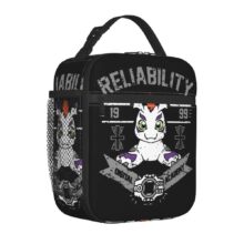 Kawaii Cartoon Digimon Gomamon Insulated Lunch Bag Kawaii Cartoon Digimon Gomamon Insulated Lunch Bag