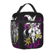 Kawaii Cartoon Digimon Wizardmon Insulated Lunch Bag Kawaii Cartoon Digimon Wizardmon Insulated Lunch Bag