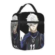 Anime Blue Lock Seishirō Nagi Kawaii Insulated Lunch Bag Anime Blue Lock Seishirō Nagi Kawaii Insulated Lunch Bag