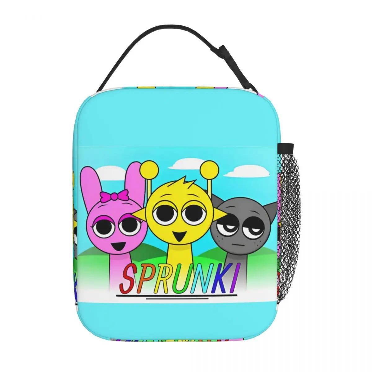 Kawaii Sprunki Character Cartoon Lunch Bag