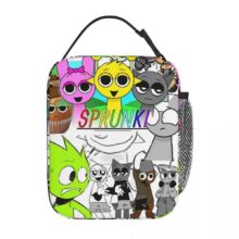 Cartoon Sprunki Kawaii Character Lunch Bag Cartoon Sprunki Kawaii Character Lunch Bag