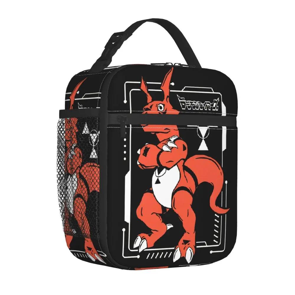 Cartoon Kawaii Digimon Guilmon Lunch Bag