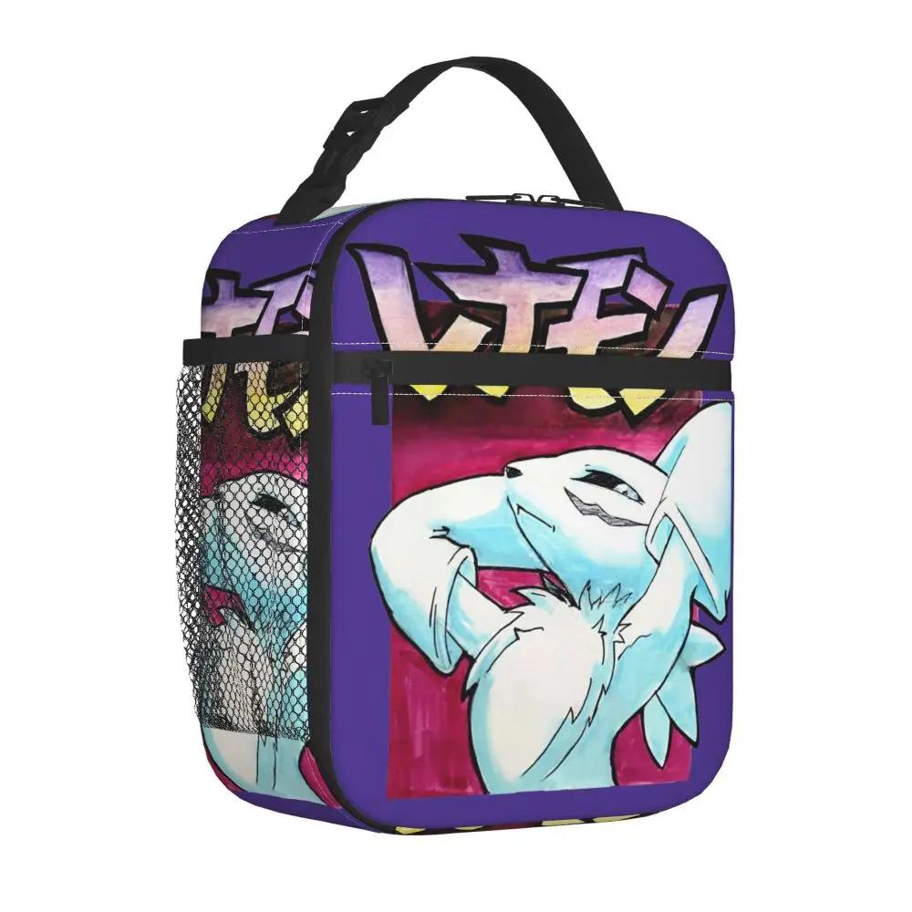 Cartoon Kawaii Digimon Renamon Lunch Bag