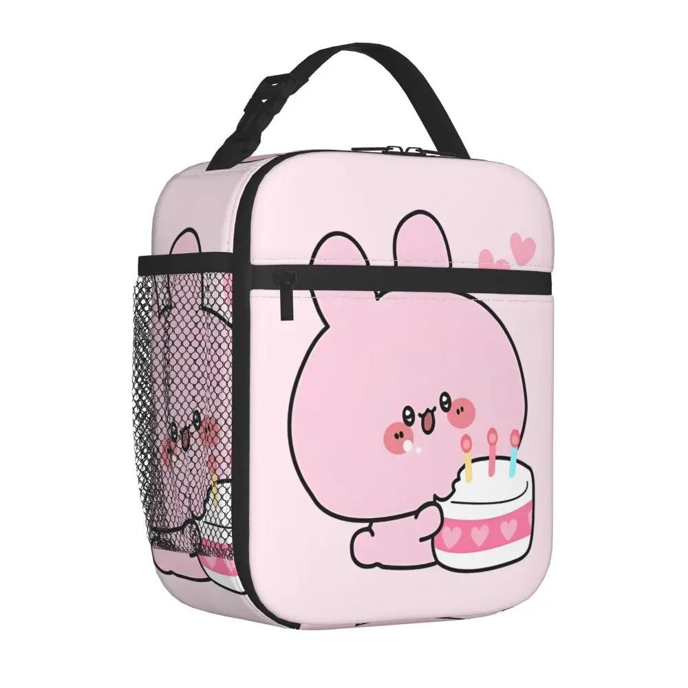 Kawaii Cartoon Asamimichan Birthday Insulated Lunch Bag