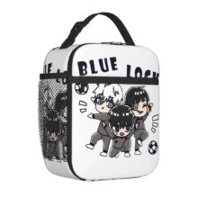Kawaii Anime Blue Lock Character White Lunch Bag Kawaii Anime Blue Lock Character White Lunch Bag