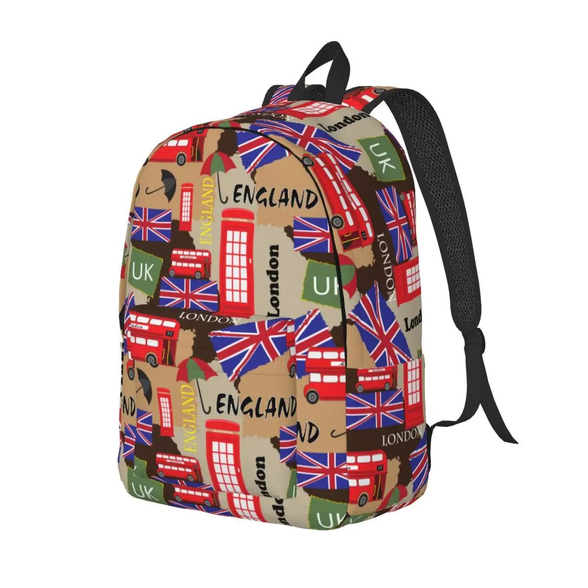 United Kingdom London Symbols Kawaii Backpack