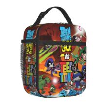 Kawaii Anime Teen Titans Go! vs. Teen Titans Lunch Bag Kawaii Anime Teen Titans Go! vs. Teen Titans Lunch Bag