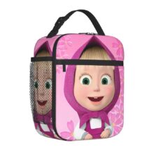 Cartoon Kawaii Masha And The Bear Lunch Bag Cartoon Kawaii Masha And The Bear Lunch Bag