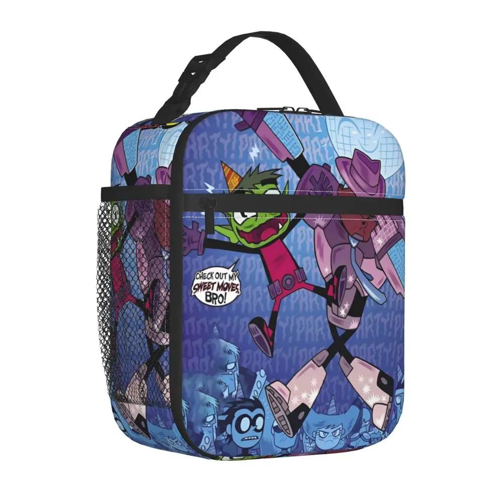 Kawaii Anime Teen Titans Go! Beast Boy And Cyborg Lunch Bag