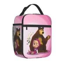 Kawaii Cartoon Masha And The Bear Character Lunch Bag Kawaii Cartoon Masha And The Bear Character Lunch Bag