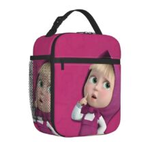 Cartoon Masha And The Bear Kawaii Lunch Bag Cartoon Masha And The Bear Kawaii Lunch Bag