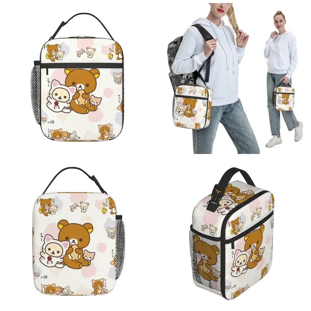 Kawaii Cartoon Rilakkuma And Friends Lunch Bag