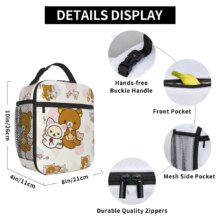 Kawaii Cartoon Rilakkuma And Friends Lunch Bag Kawaii Cartoon Rilakkuma And Friends Lunch Bag