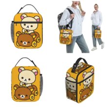 Kawaii Cartoon Rilakkuma And Korilakkuma Lunch Bag Kawaii Cartoon Rilakkuma And Korilakkuma Lunch Bag