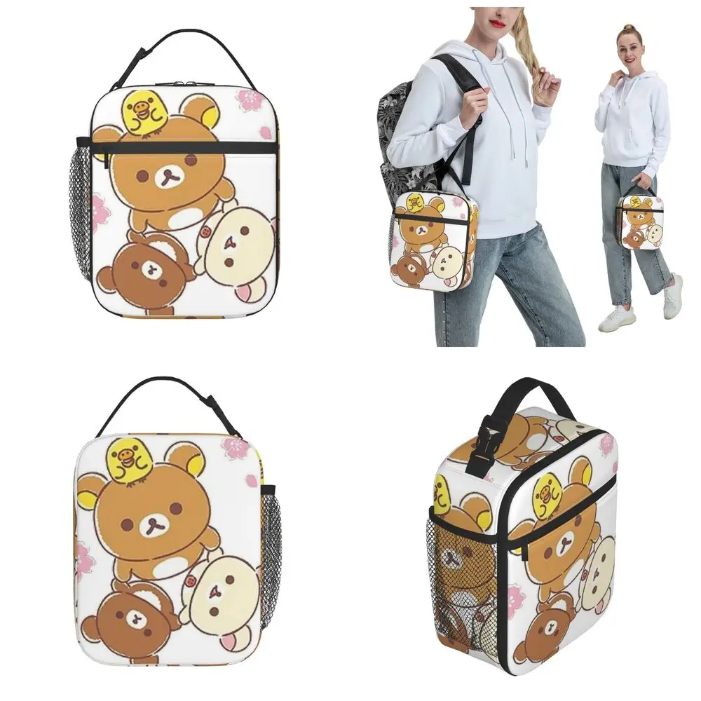 Cartoon Kawaii Rilakkuma And Friends Lunch Bag