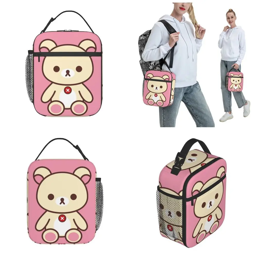 Kawaii Cartoon Korilakkuma Insulated Lunch Bag