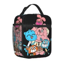 The Amazing World Of Gumball Kawaii Black Lunch Bag The Amazing World Of Gumball Kawaii Black Lunch Bag