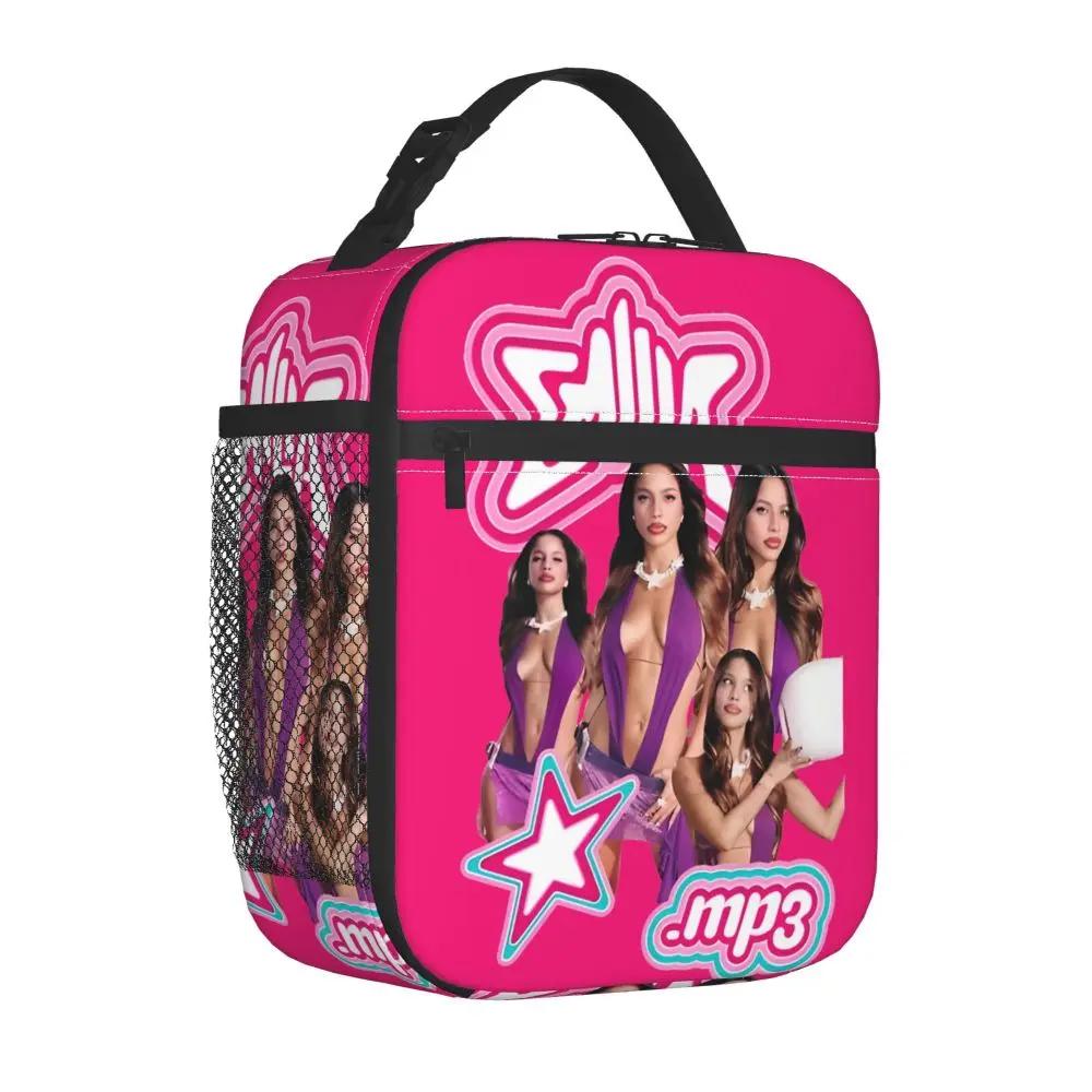 Kawaii MP3 Emilia Mernes Printed Pink Lunch Bag
