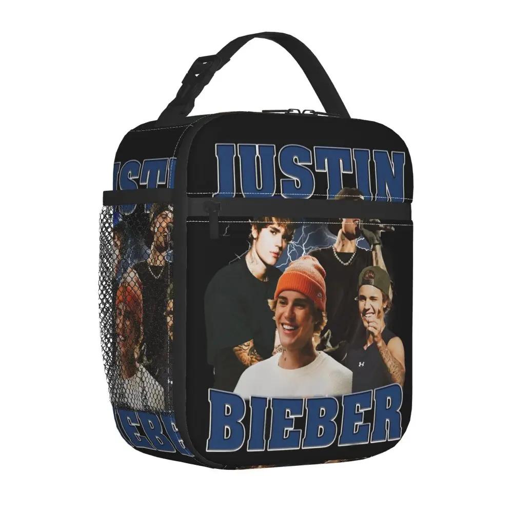 Kawaii Justin Bieber Insulated Lunch Bag