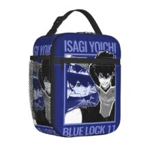 Kawaii Cartoon Blue Lock Yoichi Isagi Insulated Lunch Bag Kawaii Cartoon Blue Lock Yoichi Isagi Insulated Lunch Bag