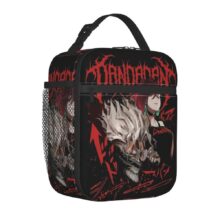 Kawaii Dandadan Momo Ayase And Ken Takakura Lunch Bag Kawaii Dandadan Momo Ayase And Ken Takakura Lunch Bag