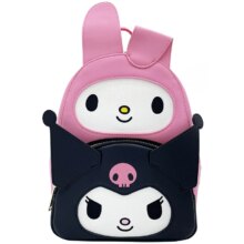 Kawaii Cartoon My Melody And Kuromi Backpack Kawaii Cartoon My Melody And Kuromi Backpack