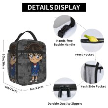 Detective Conan Ran Kiss Shinichi Insulated Lunch Bags Thermal Bag Meal Container High Capacity Lunch Box Tote Men Women Travel (Copy) Detective Conan Ran Kiss Shinichi Insulated Lunch Bags Thermal Bag Meal Container High Capacity Lunch Box Tote Men Women Travel (Copy)