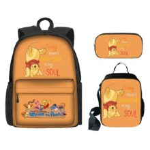 3Pcs/Set Kawaii Cartoon Winnie-The-Pooh Backpack – 07 3Pcs/Set Kawaii Cartoon Winnie-The-Pooh Backpack - 07