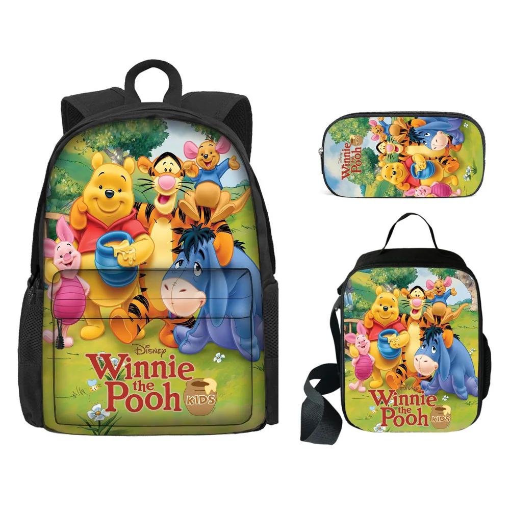 3Pcs/Set Kawaii Cartoon Winnie-The-Pooh And Friends Backpack 3Pcs/Set Kawaii Cartoon Winnie-The-Pooh And Friends Backpack