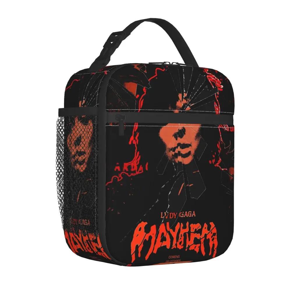 Kawaii Lady Gaga Mayhem Printed Insulated Lunch Bag