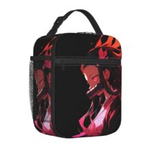 Anime Kawaii Demon Slayer Nezuko Kamado Black Lunch Bag Anime Kawaii Demon Slayer Nezuko Kamado Black Lunch Bag