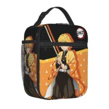 Anime Demon Slayer Zenitsu Agatsuma Kawaii Insulated Lunch Bag Anime Demon Slayer Zenitsu Agatsuma Kawaii Insulated Lunch Bag