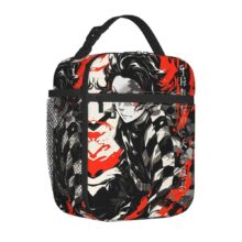 Anime Demon Slayer Tanjiro Kamado Kawaii Insulated Lunch Bag Anime Demon Slayer Tanjiro Kamado Kawaii Insulated Lunch Bag