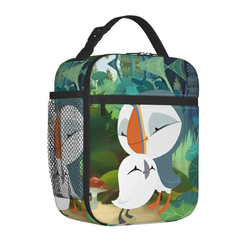 Kawaii Cartoon Puffin Rock Oona And Baba Lunch Bag