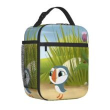 Cartoon Kawaii Puffin Rock Oona Insulated Lunch Bag Cartoon Kawaii Puffin Rock Oona Insulated Lunch Bag