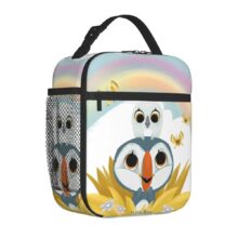 Cartoon Kawaii Puffin Rock Oona And Baba Lunch Bag Cartoon Kawaii Puffin Rock Oona And Baba Lunch Bag
