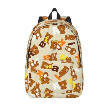 Anime Kawaii Rilakkuma Polyester Backpack Anime Kawaii Rilakkuma Polyester Backpack