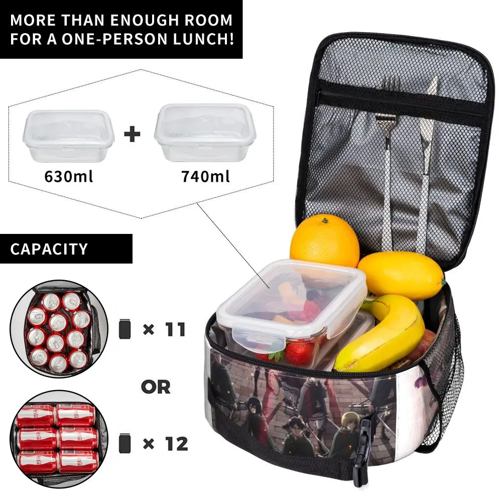 Anime Kawaii Attack On Titan: The Roar Of Awakening Lunch Bag