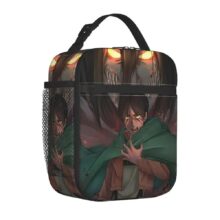 Anime Kawaii Attack On Titan Eren Yeager Lunch Bag Anime Kawaii Attack On Titan Eren Yeager Lunch Bag