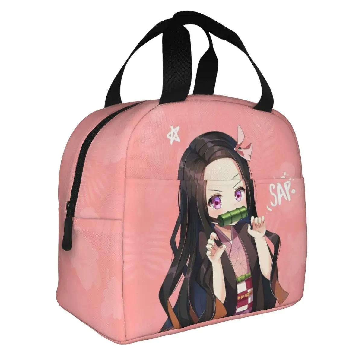Kawaii Anime Demon Slayer Nezuko Lunch Bag