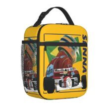 Ayrton Senna Kawaii Insulated Lunch Bag Ayrton Senna Kawaii Insulated Lunch Bag
