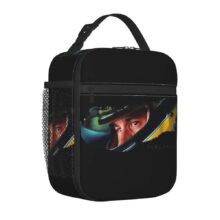 Ayrton Senna Kawaii Polyester Lunch Bag Ayrton Senna Kawaii Polyester Lunch Bag