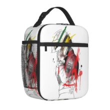 Kawaii Ayrton Senna Insulated Polyester Lunch Bag Kawaii Ayrton Senna Insulated Polyester Lunch Bag