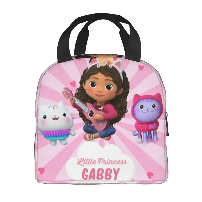 Gabby's Dollhouse Kawaii Insulated Waterproof Lunch Bag