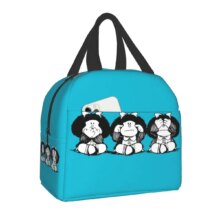 Kawaii Mafalda Polyester Lunch Bag Kawaii Mafalda Polyester Lunch Bag