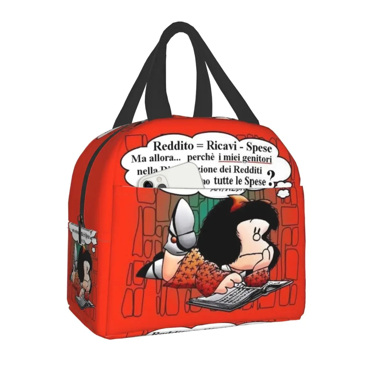 Kawaii Anime Mafalda Lunch Bag