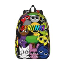 Kawaii Cartoon Sprunki Character Student Backpack Kawaii Cartoon Sprunki Character Student Backpack