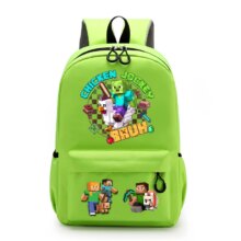 Kawaii Minecraft Character School Bag Kawaii Minecraft Character School Bag