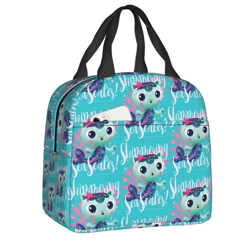 Gabby's Dollhouse MerCat Kawaii Waterproof Lunch Bag
