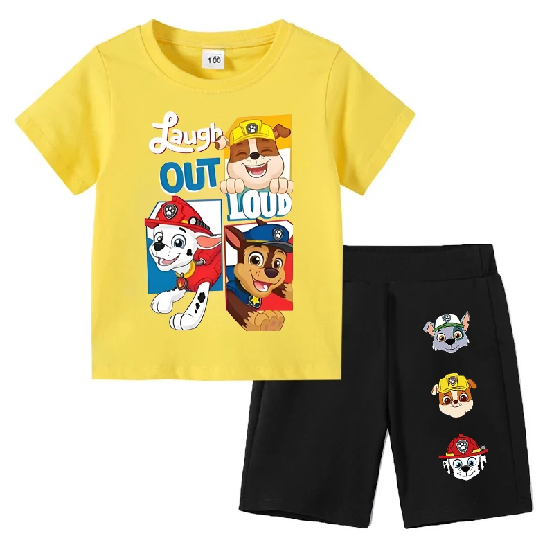 Kawaii Anime PAW Patrol T-Shirt With Pant